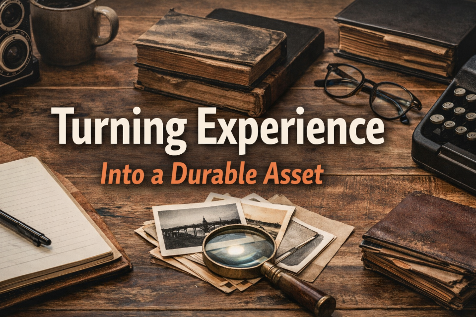 Turning Experience Into a Durable Asset