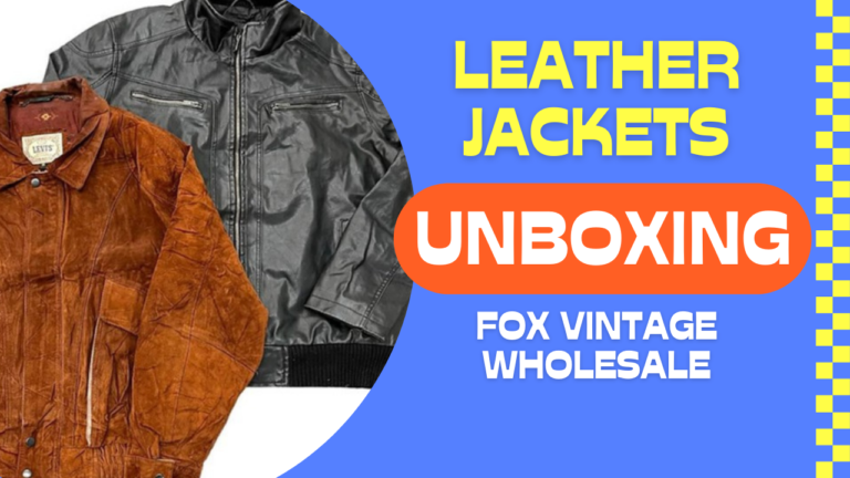 Unboxing Leather Jackets From Fox Vintage Wholesale