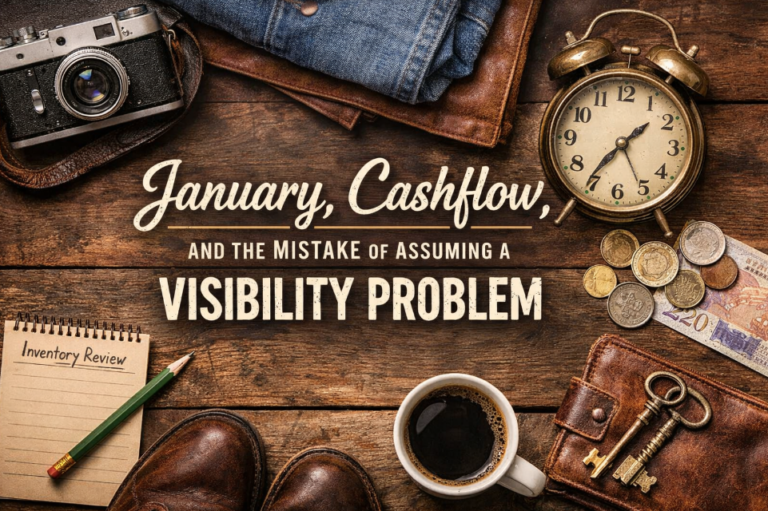 This is a picture for Steve's blog post called January, cashflow and visibility problems